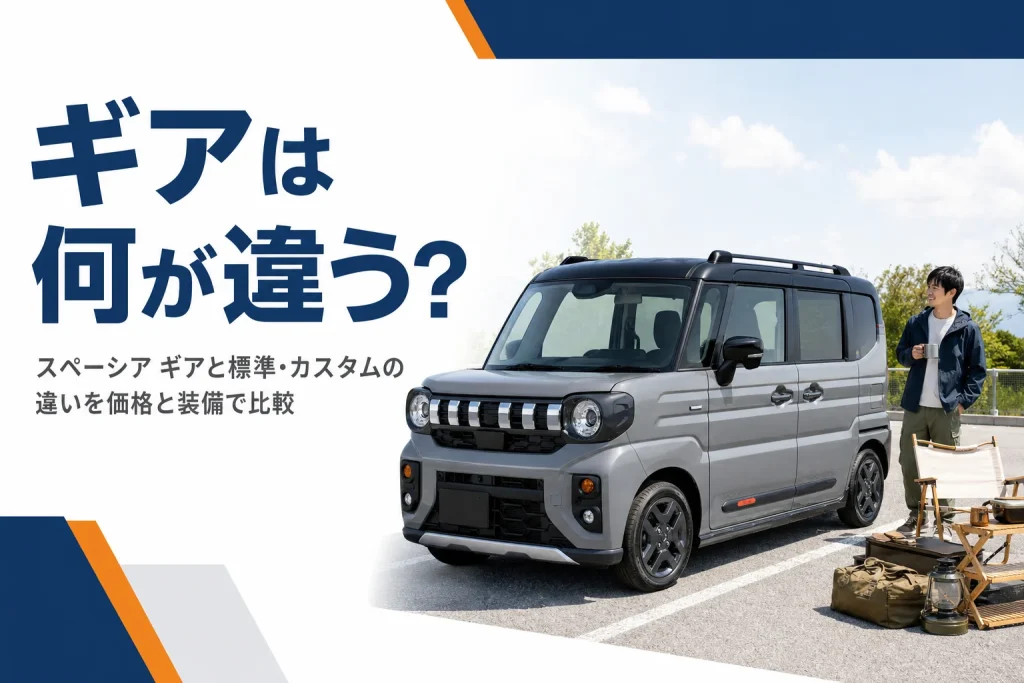 アウトドア風の軽ハイトワゴンと比較のイメージ