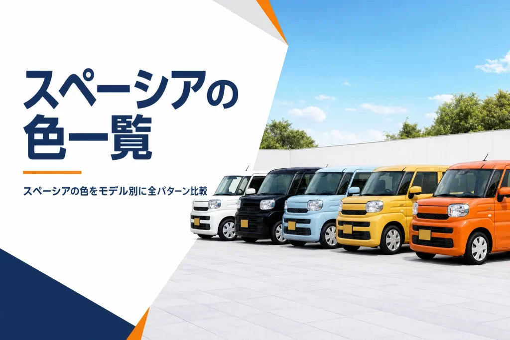 色違いの軽ハイトワゴンが並んだ様子